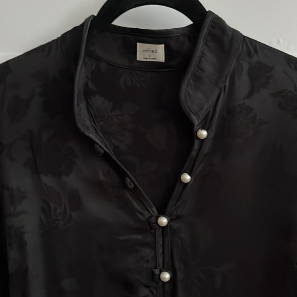 Wilfred Silk Blouse with Pearl Buttons - Picture 2 of 2